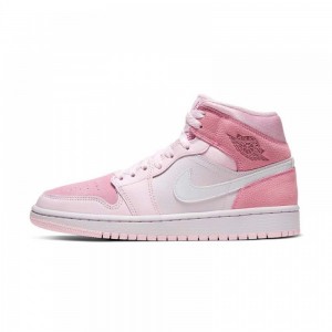 Nike AIR JORDAN 1 MID IN "DIGITAL PINK" CW5379-600 Digital Pink/White-pink | 75LTGDBMN