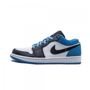 Nike Air Jordan 1 Low "Laser Blue" CK3022-004 Black/Black-laser Blue-white | 60TLNFWKD