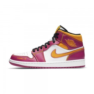 Nike Air Jordan 1 Mid-High "Familia" DC0350 100 DC0350-100 Lucky Purple/Orange-sail | 53HFNOBPY