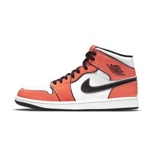 Nike Air Jordan 1 Mid-High SE "Turf Orange" DD6834 802 DD6834-802 Turf Orange/Black/White | 23BZERTCH