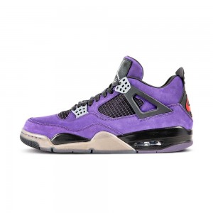 Nike Travis Scott x Air Jordan 4 Retro "Purple Piele Intoarsa _ Black Midsole" 766296-LN4 Violet | 07VMFRENT